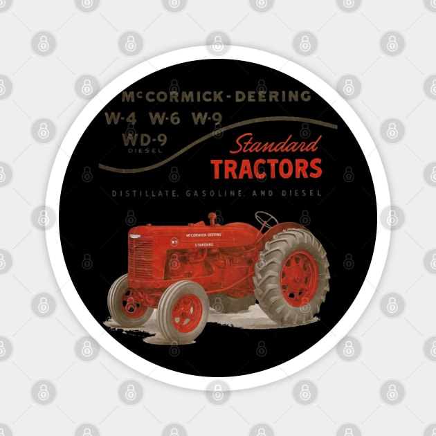 McCormick Deerings Tractors Magnet by Ink Lines